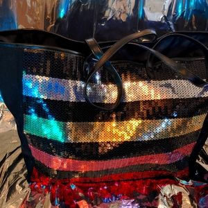 Pink Victoria's Secret bag